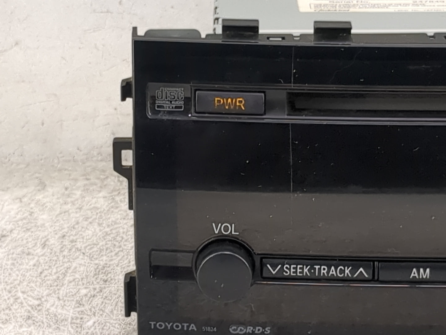 2006-2009 Toyota Prius Radio AM FM Cd Player Receiver Replacement P/N:86120-47200 CQ-JT0560A Fits Fits 2006 2007 2008 2009 O