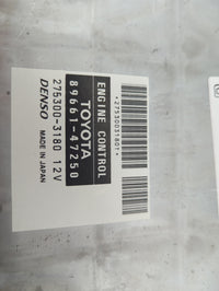 2008-2009 Toyota Prius PCM Engine Control Computer ECU ECM PCU OEM P/N:89661-47250 275300-3180 Fits Fits 2008 2009 OEM Used 