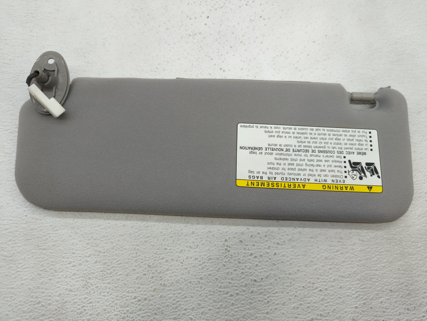 2006-2009 Toyota Prius Sun Visor Shade Replacement Passenger Right Mirror Fits Fits 2006 2007 2008 2009 OEM Used Auto Parts 