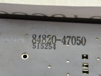 2004-2009 Toyota Prius Master Power Window Switch Replacement Driver Side Left P/N:84820-47050 Fits OEM Used Auto Parts - Oe