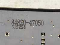 2004-2009 Toyota Prius Master Power Window Switch Replacement Driver Side Left P/N:84820-47050 Fits OEM Used Auto Parts - Oe