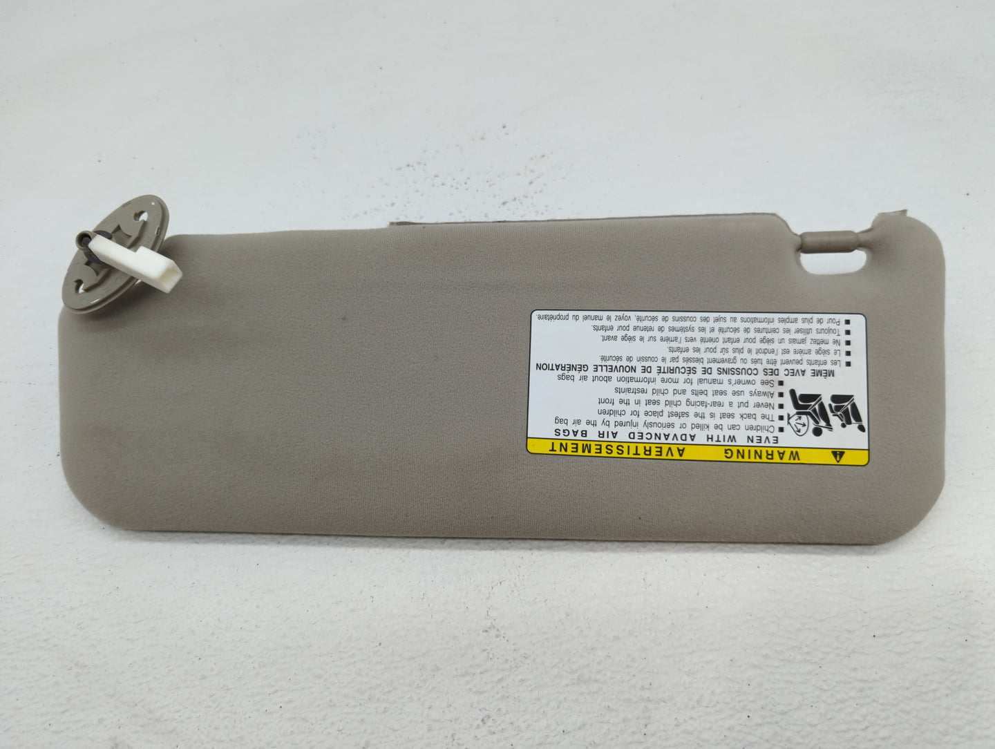 2006-2009 Toyota Prius Sun Visor Shade Replacement Passenger Right Mirror Fits Fits 2006 2007 2008 2009 OEM Used Auto Parts 