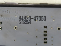 2004-2009 Toyota Prius Master Power Window Switch Replacement Driver Side Left P/N:84820-47050 Fits OEM Used Auto Parts - Oe