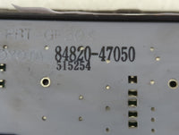 2004-2009 Toyota Prius Master Power Window Switch Replacement Driver Side Left P/N:84820-47050 Fits OEM Used Auto Parts - Oe