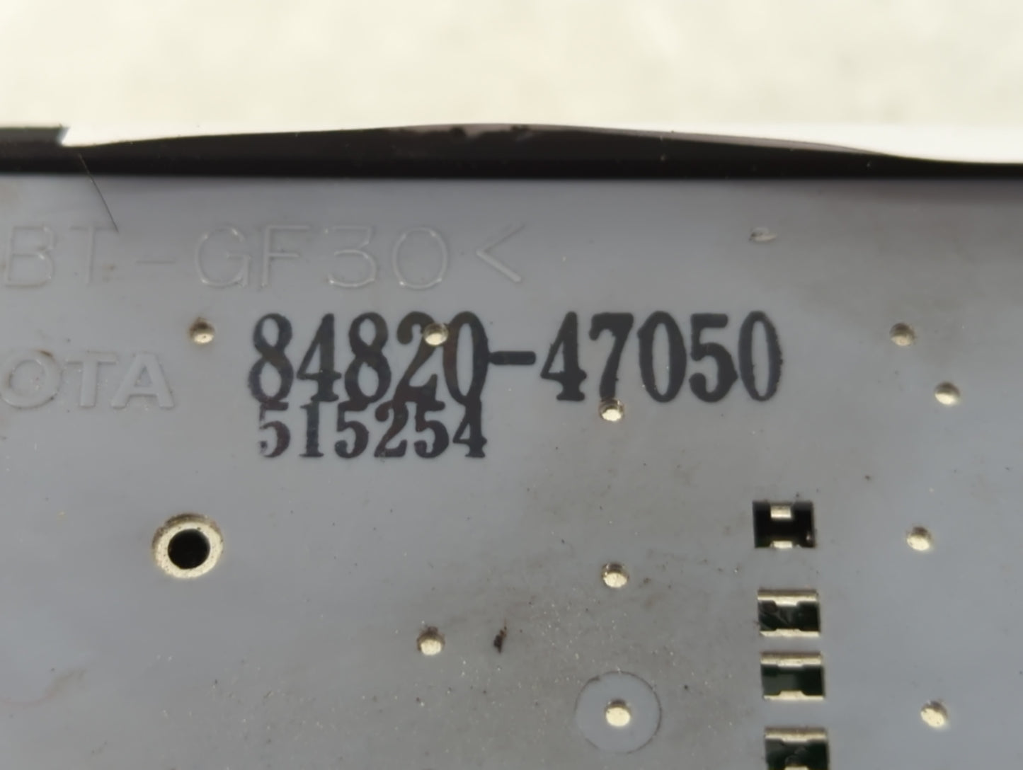 2004-2009 Toyota Prius Master Power Window Switch Replacement Driver Side Left P/N:84820-47050 Fits OEM Used Auto Parts - Oe