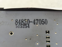 2004-2009 Toyota Prius Master Power Window Switch Replacement Driver Side Left P/N:84820-47050 Fits OEM Used Auto Parts - Oe