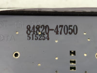 2004-2009 Toyota Prius Master Power Window Switch Replacement Driver Side Left P/N:84820-47050 Fits OEM Used Auto Parts - Oe