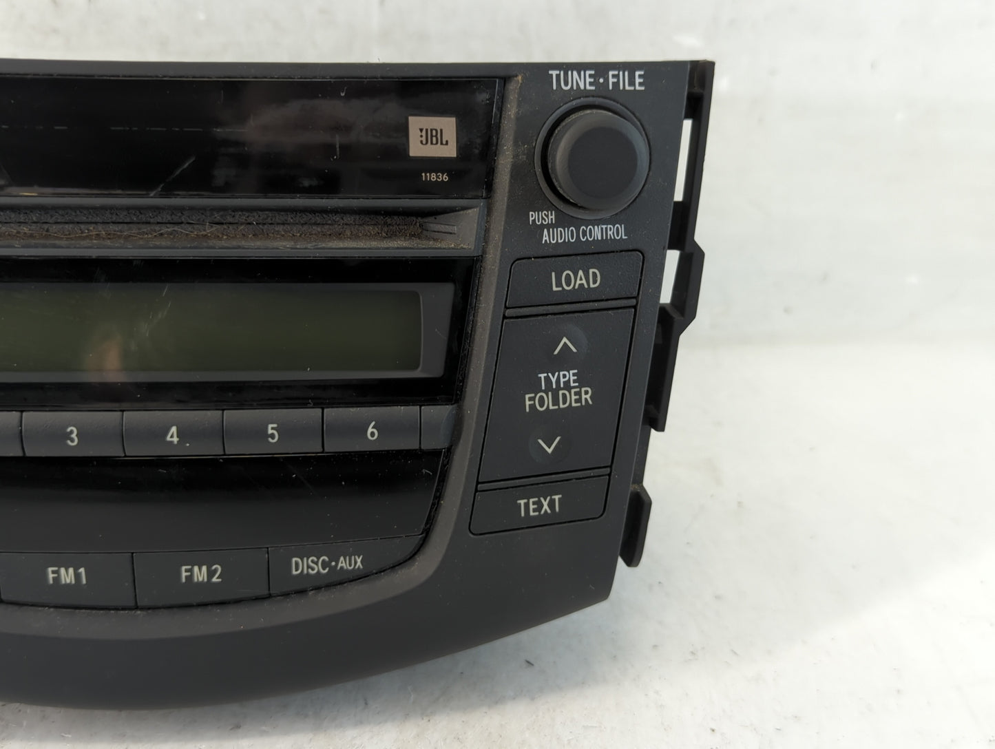 2007-2008 Toyota Rav4 Radio AM FM Cd Player Receiver Replacement P/N:86120-42182 Fits Fits 2007 2008 OEM Used Auto Parts - O