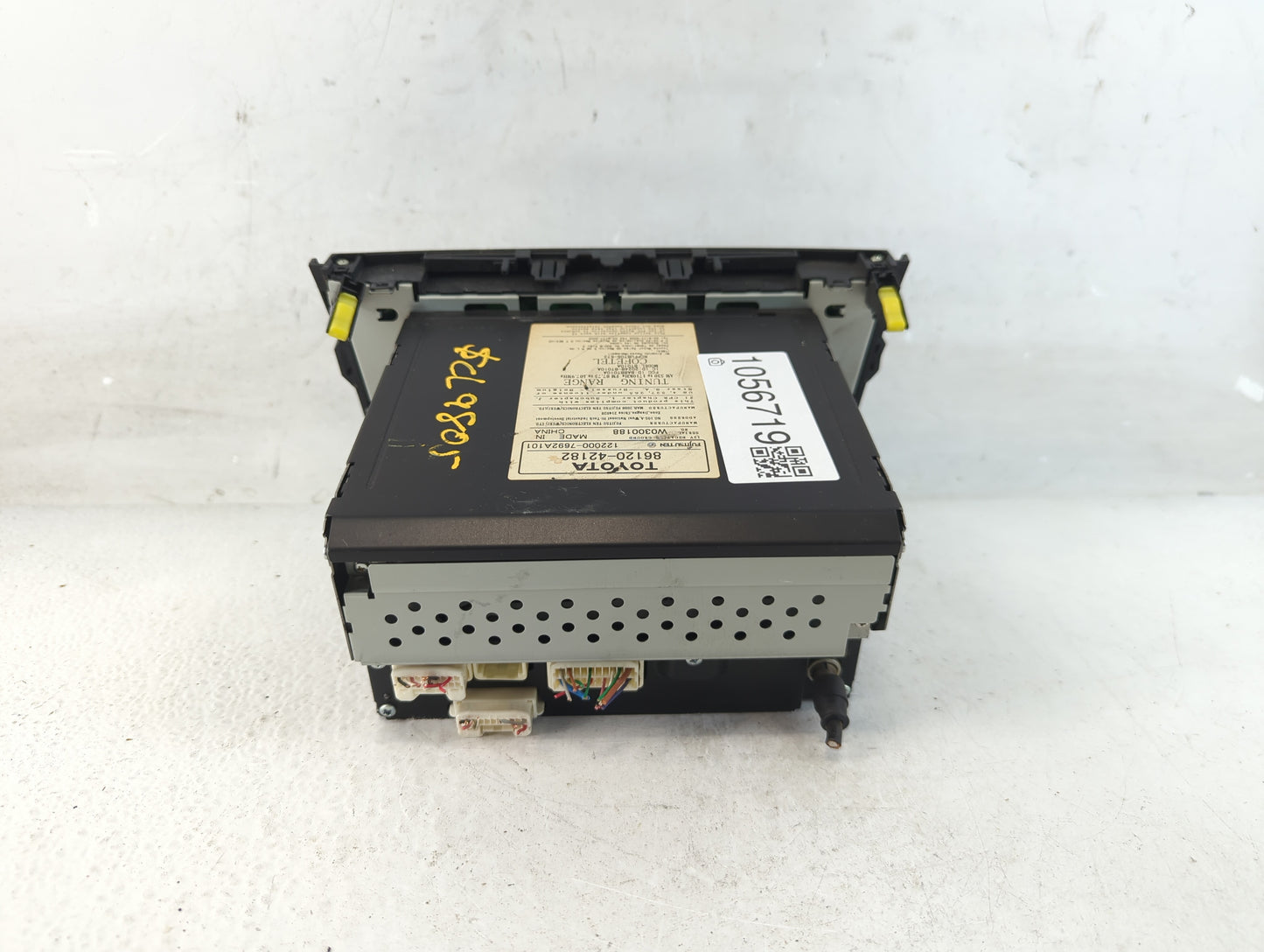 2007-2008 Toyota Rav4 Radio AM FM Cd Player Receiver Replacement P/N:86120-42182 Fits Fits 2007 2008 OEM Used Auto Parts - O