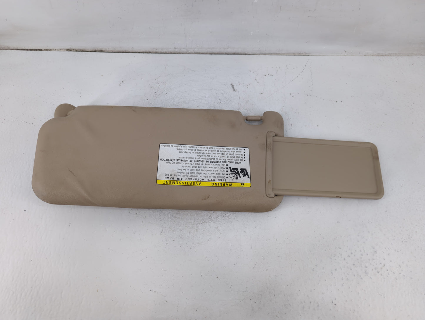 2006-2009 Toyota Rav4 Sun Visor Shade Replacement Passenger Right Mirror Fits Fits 2006 2007 2008 2009 OEM Used Auto Parts -
