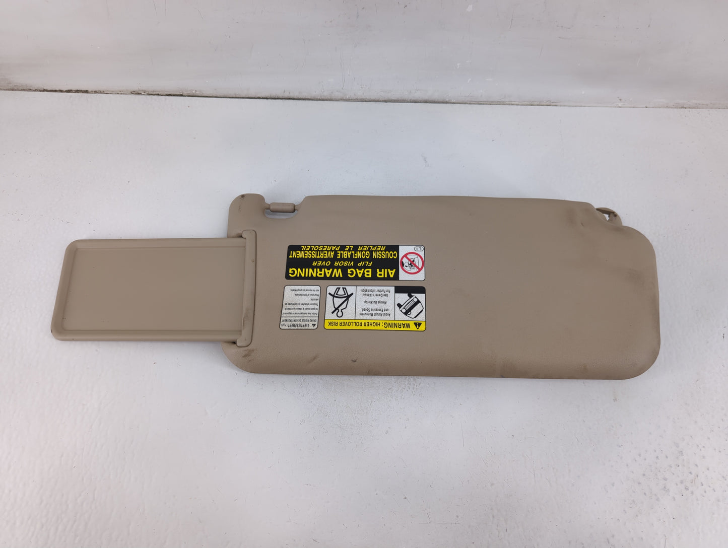 2006-2009 Toyota Rav4 Sun Visor Shade Replacement Driver Left Mirror Fits Fits 2006 2007 2008 2009 OEM Used Auto Parts - Oem