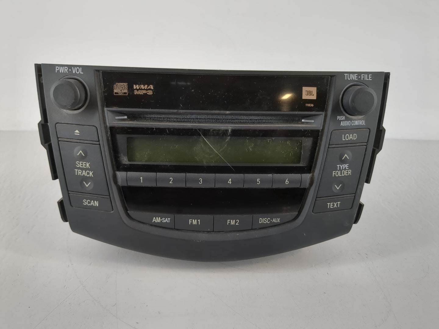 2007-2008 Toyota Rav4 Radio AM FM Cd Player Receiver Replacement P/N:86120-42182 86120-42160 Fits Fits 2007 2008 OEM Used Au