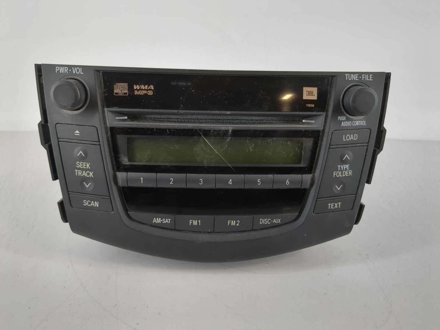 2007-2008 Toyota Rav4 Radio AM FM Cd Player Receiver Replacement P/N:86120-42182 86120-42160 Fits Fits 2007 2008 OEM Used Au