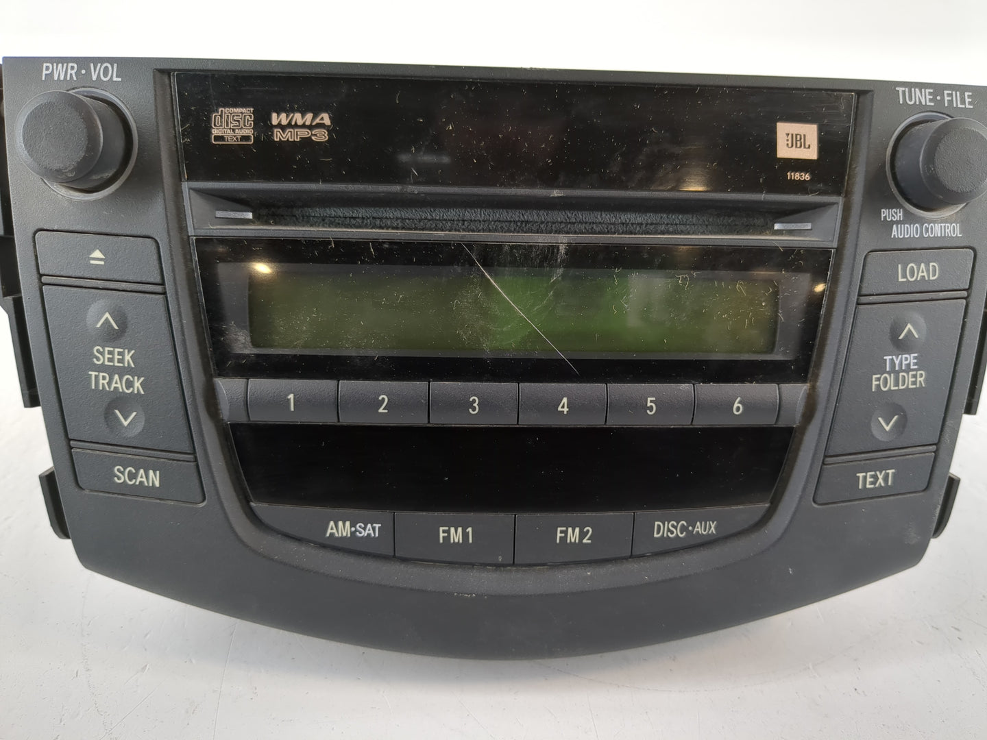 2007-2008 Toyota Rav4 Radio AM FM Cd Player Receiver Replacement P/N:86120-42182 86120-42160 Fits Fits 2007 2008 OEM Used Au