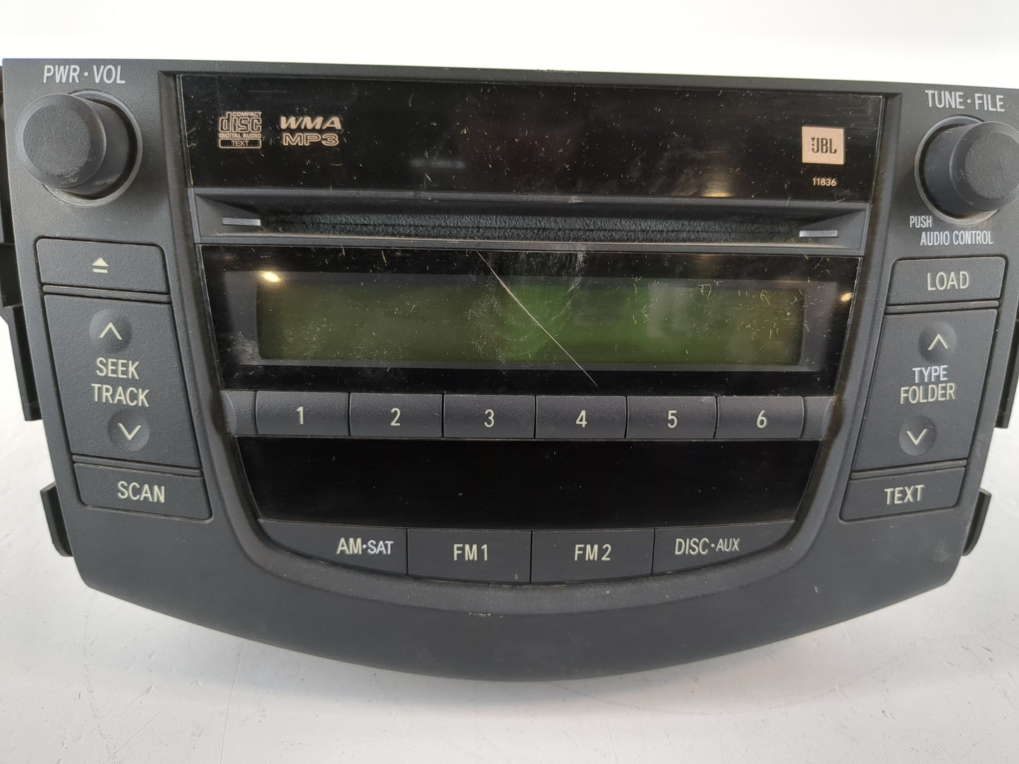 2007-2008 Toyota Rav4 Radio AM FM Cd Player Receiver Replacement P/N:86120-42182 86120-42160 Fits Fits 2007 2008 OEM Used Au