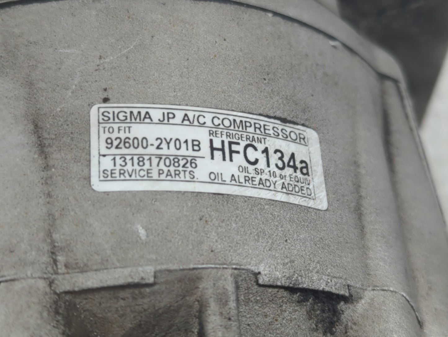 2006-2008 Toyota Rav4 Air Conditioning A/c Ac Compressor Oem - Oemusedautoparts1.com