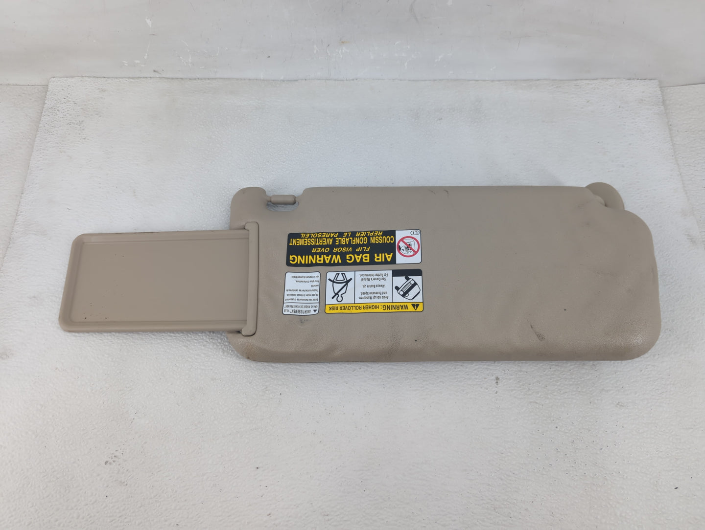 2006-2009 Toyota Rav4 Sun Visor Shade Replacement Driver Left Mirror Fits Fits 2006 2007 2008 2009 OEM Used Auto Parts - Oem