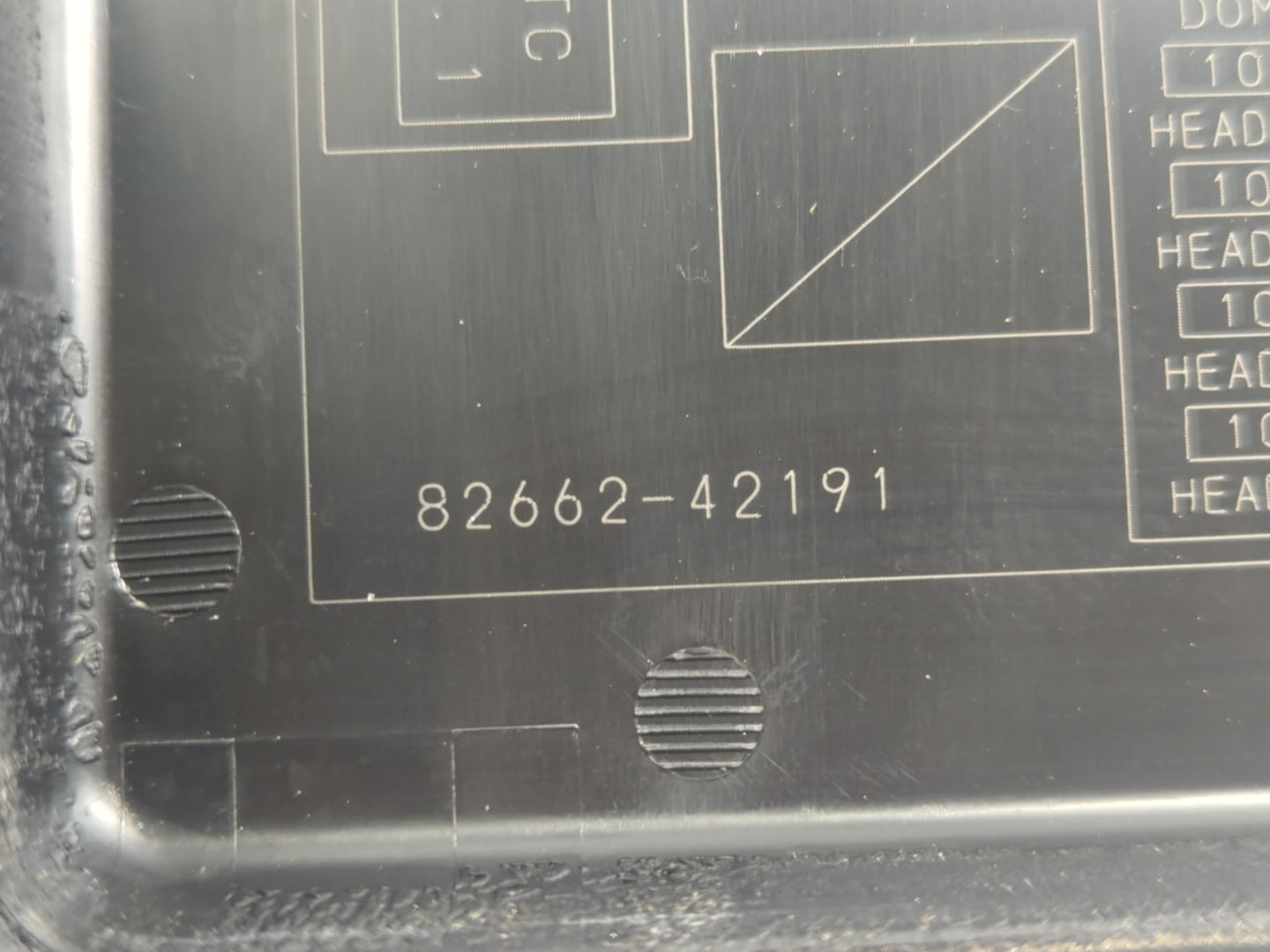2006-2012 Toyota Rav4 Fusebox Fuse Box Panel Relay Module P/N:82662-42191 Fits Fits 2006 2007 2008 2009 2010 2011 2012 OEM U