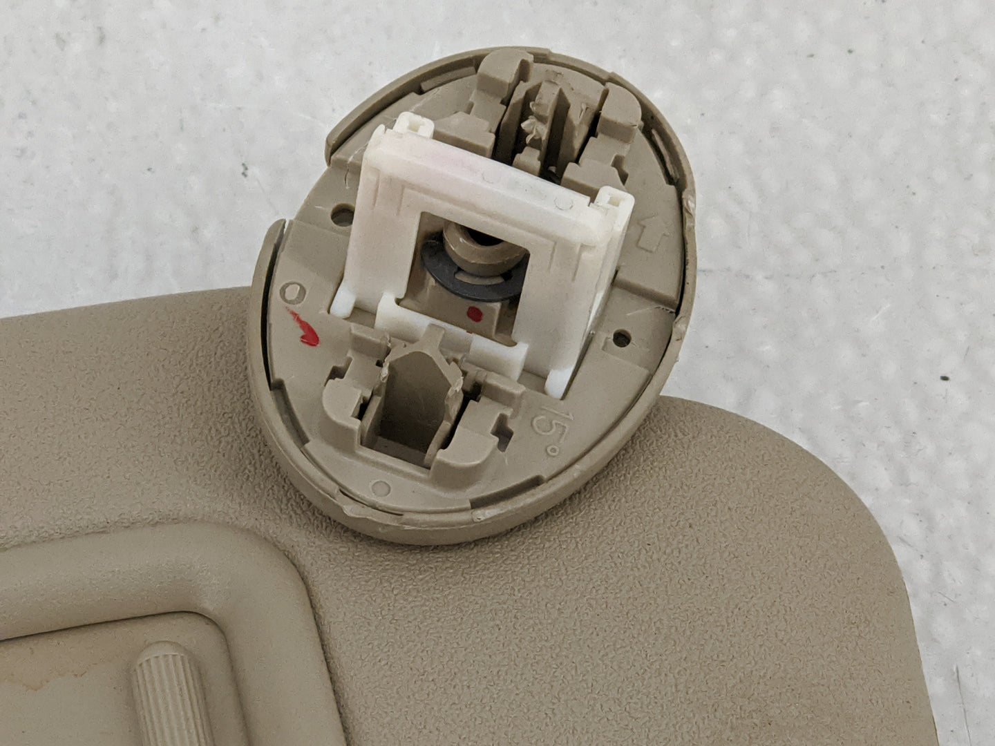 2006-2009 Toyota Rav4 Sun Visor Shade Replacement Passenger Right Mirror Fits Fits 2006 2007 2008 2009 OEM Used Auto Parts -