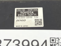 2008 Toyota Rav4 PCM Engine Control Computer ECU ECM PCU OEM P/N:275300-5500 89661-42F71 Fits OEM Used Auto Parts - Oemuseda