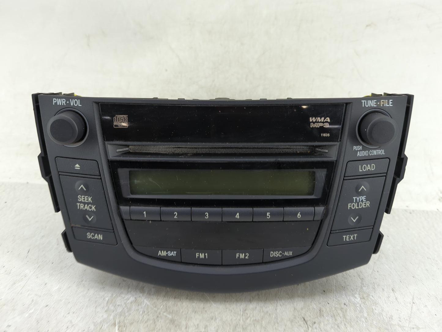 2006-2008 Toyota Rav4 Radio AM FM Cd Player Receiver Replacement P/N:86120-42171 Fits Fits 2006 2007 2008 OEM Used Auto Part