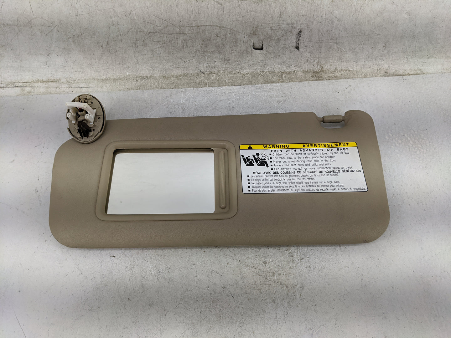 2006-2009 Toyota Rav4 Sun Visor Shade Replacement Driver Left Mirror Fits Fits 2006 2007 2008 2009 OEM Used Auto Parts - Oem