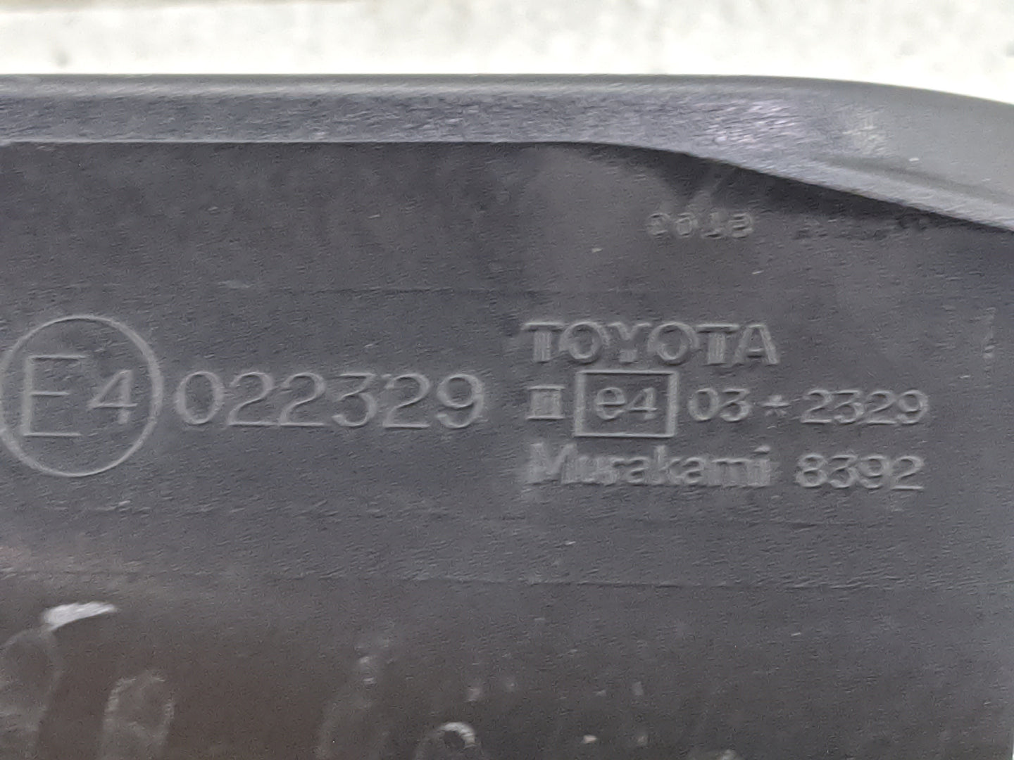 2006-2008 Toyota Rav4 Driver Side View Mirror - Left Door Mirror OEM Used - Oemusedautoparts1.com