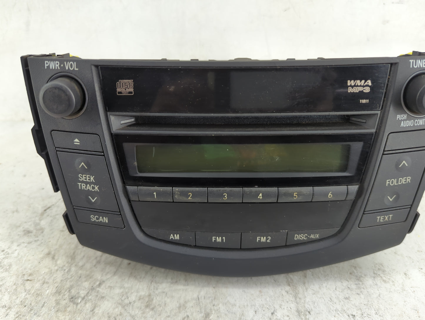 2006-2008 Toyota Rav4 Radio AM FM Cd Player Receiver Replacement P/N:86120-42160 122000-7670C101 Fits Fits 2006 2007 2008 OE