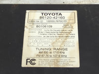 2006-2008 Toyota Rav4 Radio AM FM Cd Player Receiver Replacement P/N:86120-42160 122000-7670C101 Fits Fits 2006 2007 2008 OE