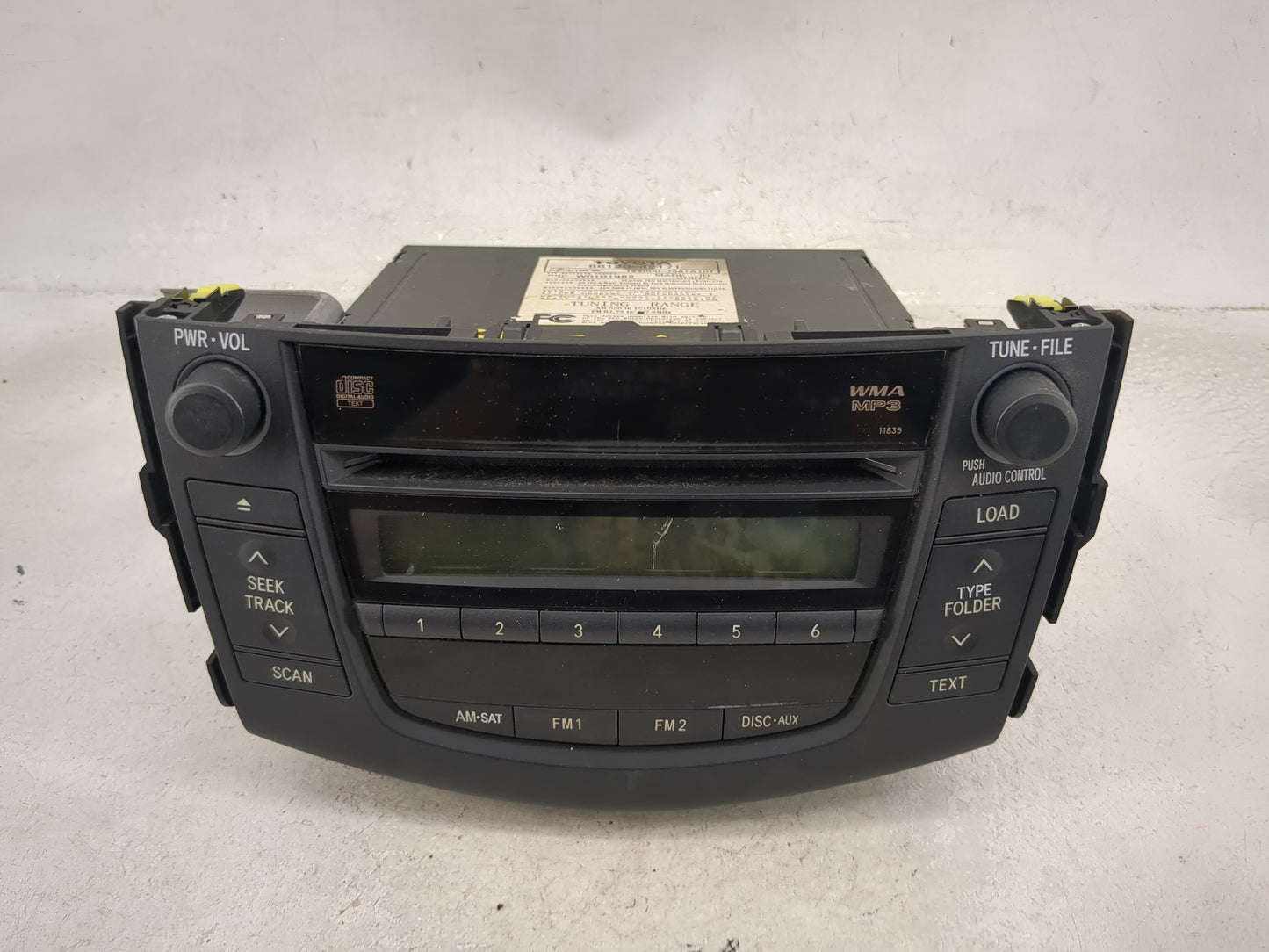 2006-2008 Toyota Rav4 Radio AM FM Cd Player Receiver Replacement P/N:86120-42171 122000-7681A101 Fits Fits 2006 2007 2008 OE