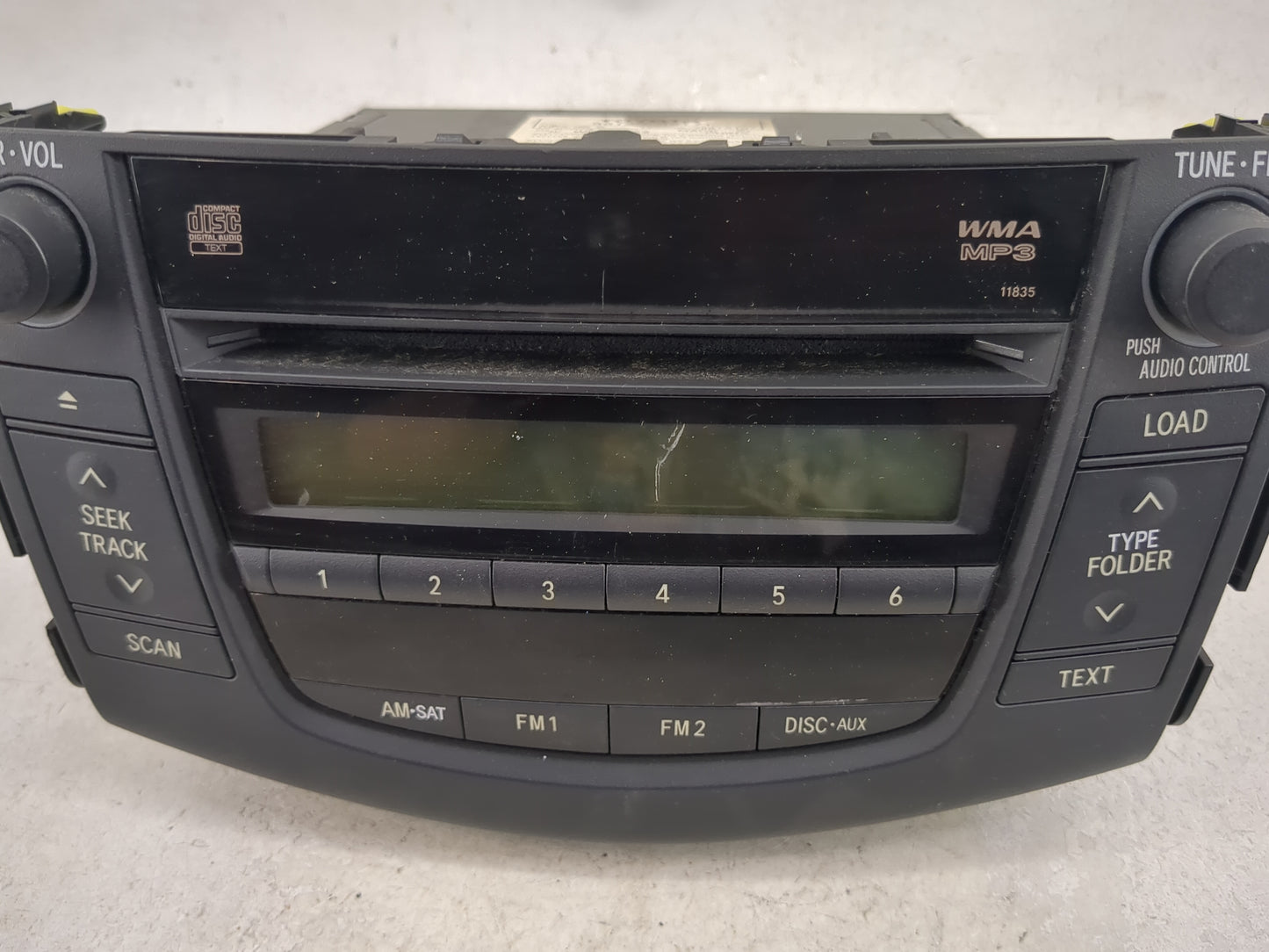 2006-2008 Toyota Rav4 Radio AM FM Cd Player Receiver Replacement P/N:86120-42171 122000-7681A101 Fits Fits 2006 2007 2008 OE