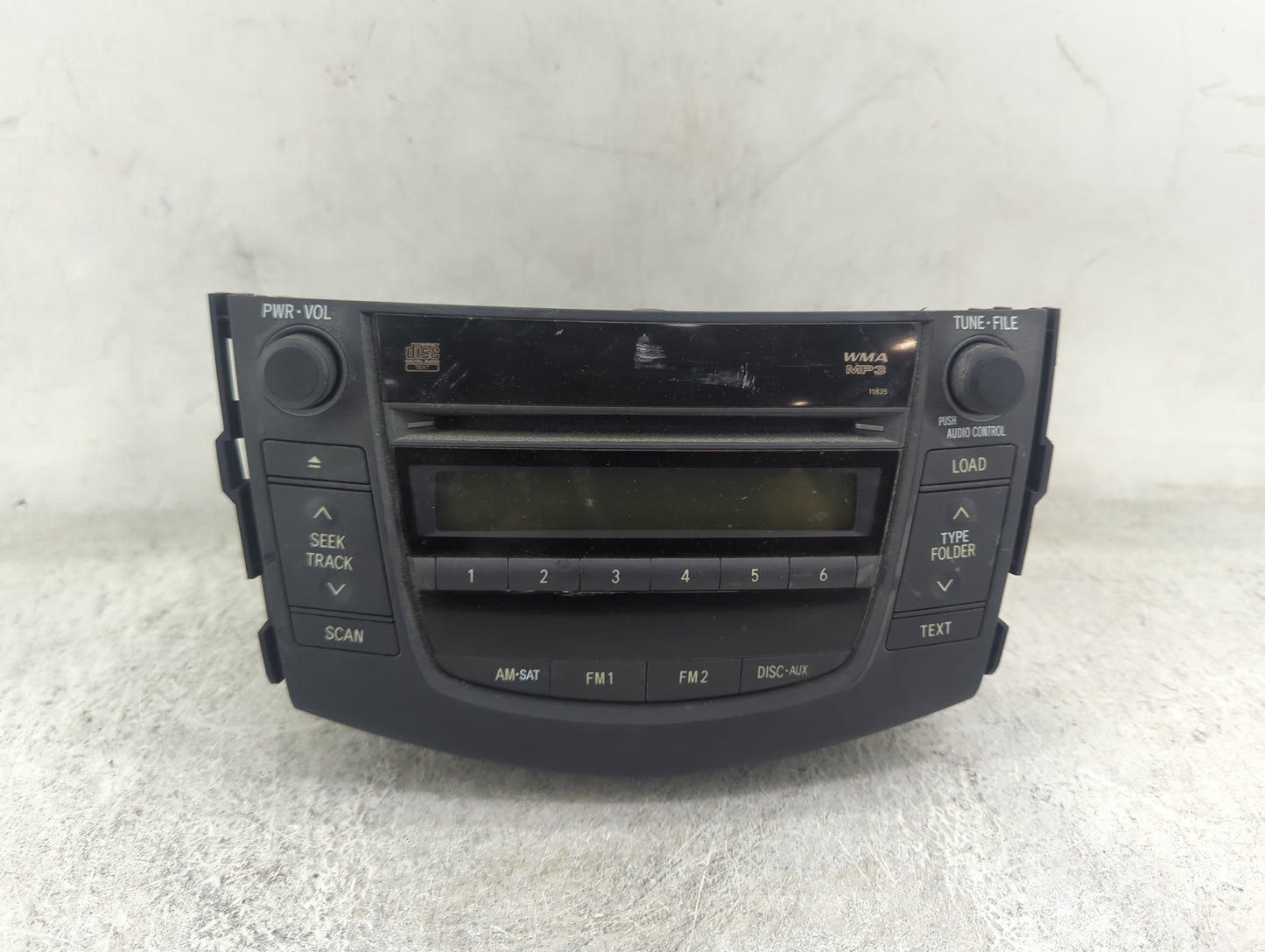 2006-2008 Toyota Rav4 Radio AM FM Cd Player Receiver Replacement P/N:86120-42171 86120-7681A101, W0601640 Fits Fits 2006 200