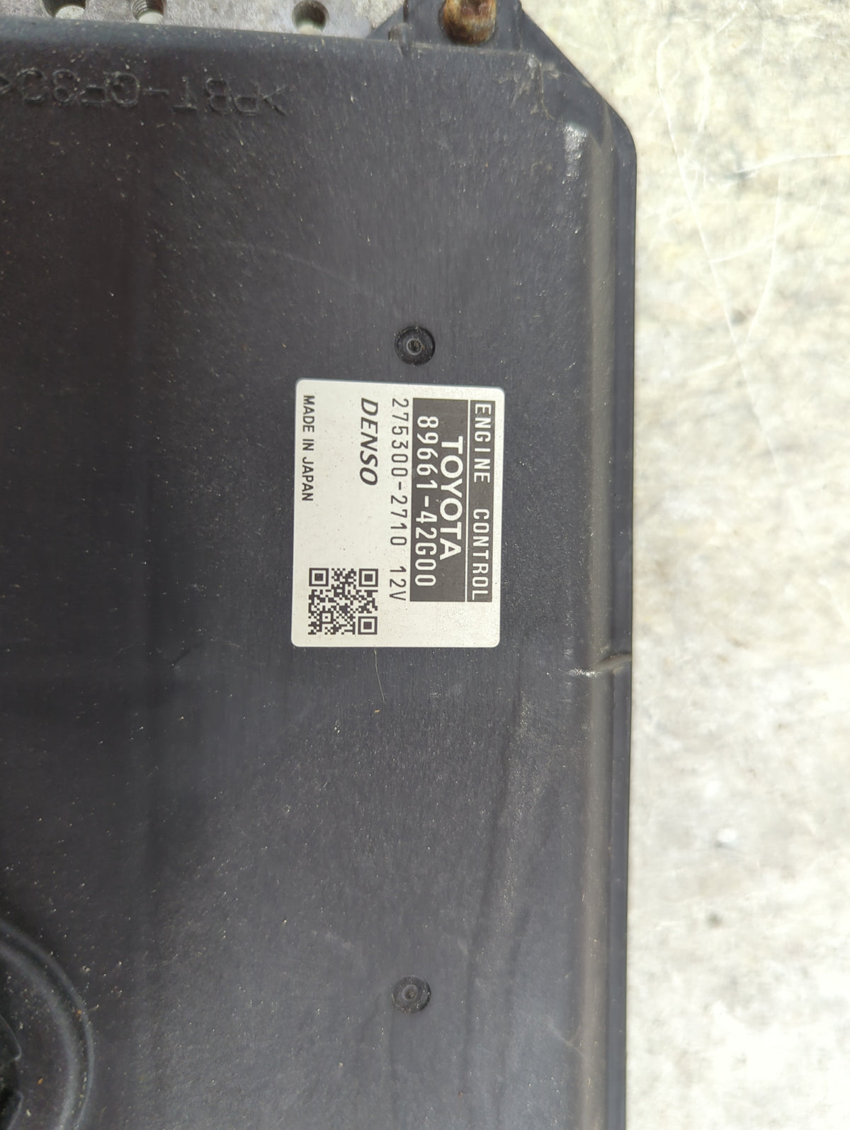 2008 Toyota Rav4 PCM Engine Control Computer ECU ECM PCU OEM P/N:89661-42G00 275300-2710 Fits OEM Used Auto Parts - Oemuseda