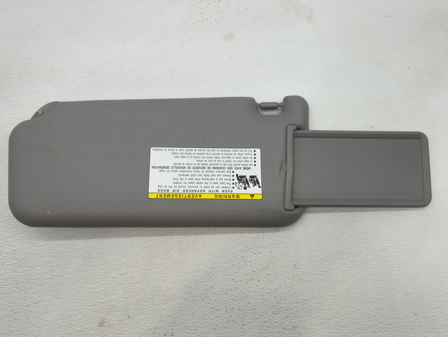 2006-2009 Toyota Rav4 Sun Visor Shade Replacement Passenger Right Mirror Fits Fits 2006 2007 2008 2009 OEM Used Auto Parts -