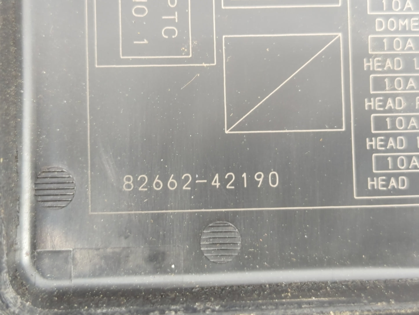 2006-2012 Toyota Rav4 Fusebox Fuse Box Panel Relay Module P/N:82662-42210 82662-42190 Fits Fits 2006 2007 2008 2009 2010 201