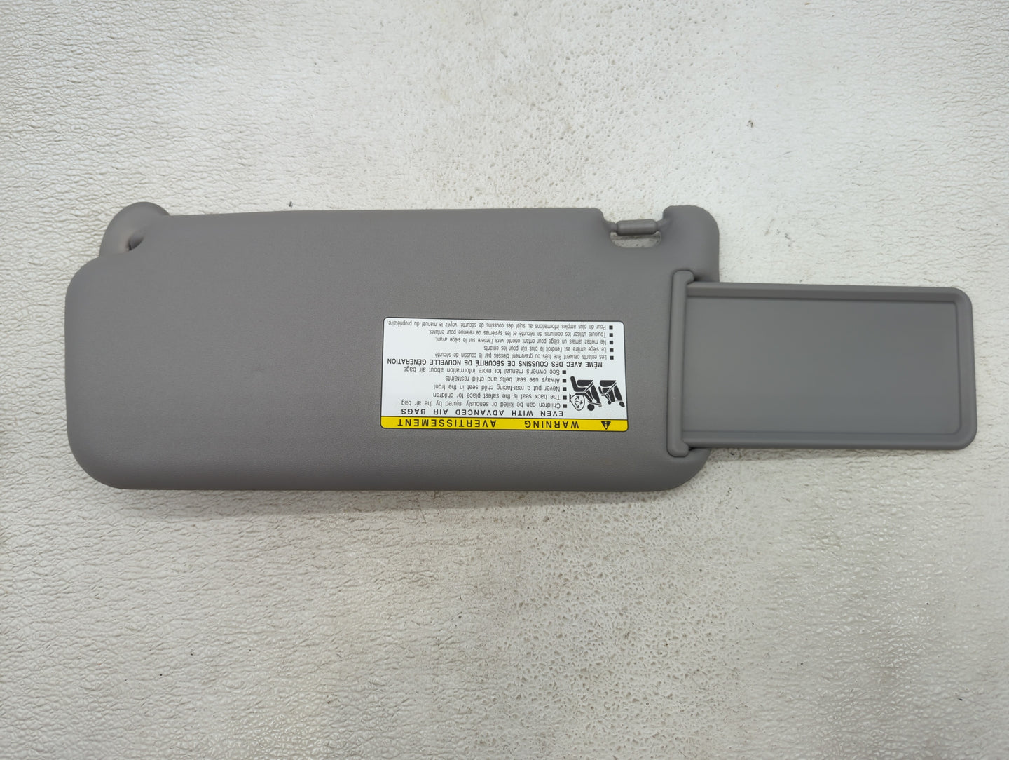 2006-2009 Toyota Rav4 Sun Visor Shade Replacement Passenger Right Mirror Fits Fits 2006 2007 2008 2009 OEM Used Auto Parts -