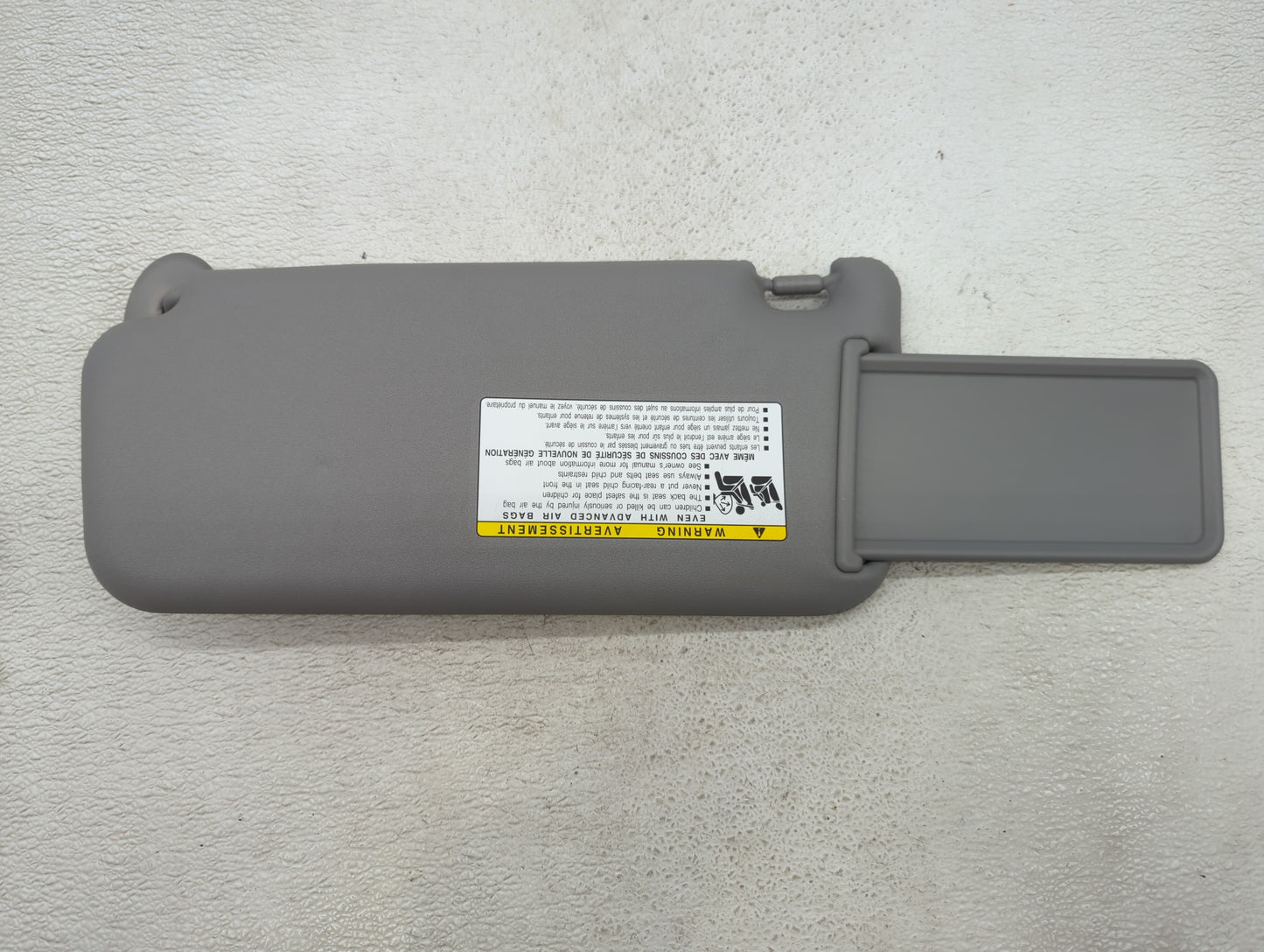 2006-2009 Toyota Rav4 Sun Visor Shade Replacement Passenger Right Mirror Fits Fits 2006 2007 2008 2009 OEM Used Auto Parts -