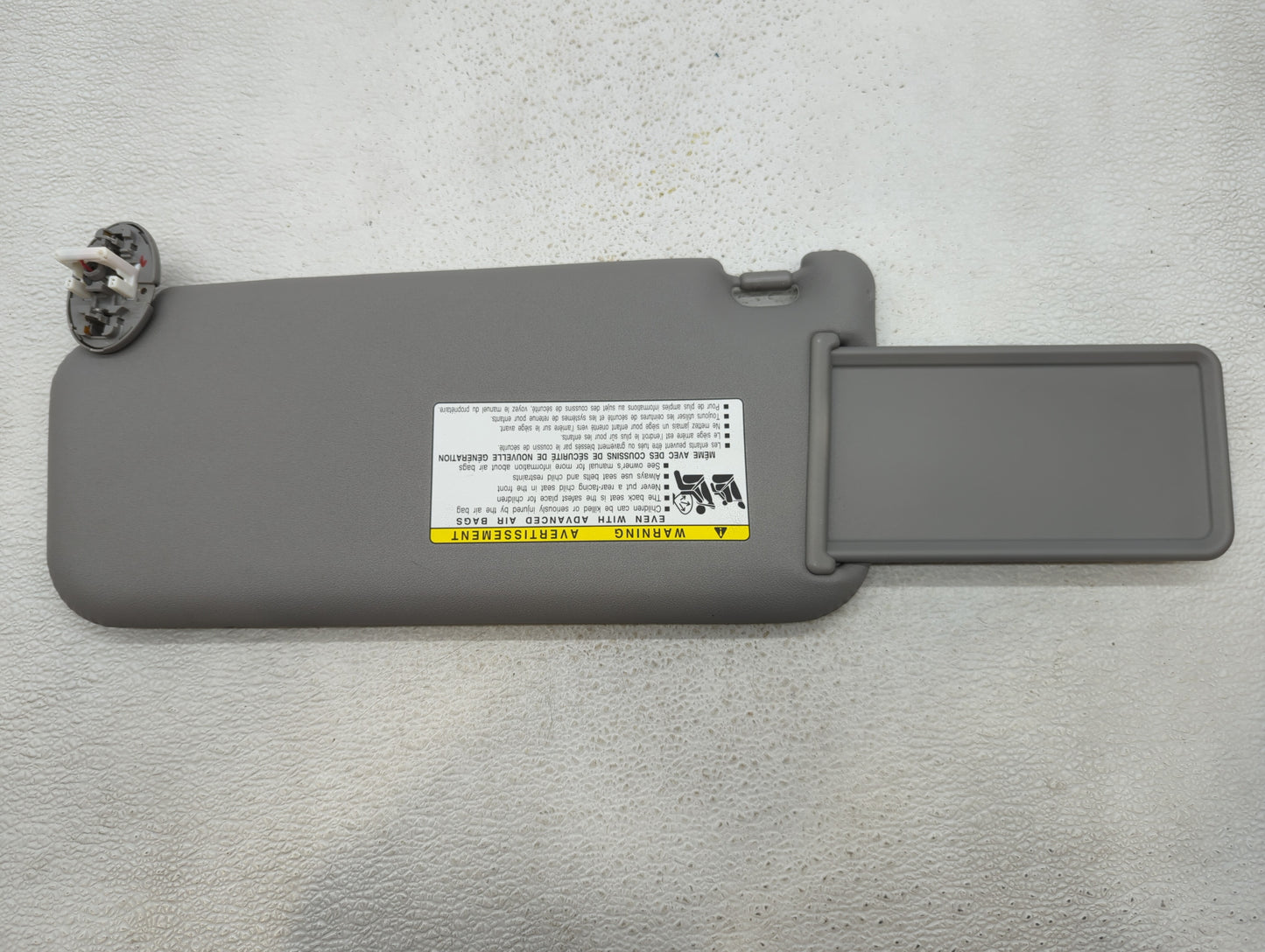 2006-2009 Toyota Rav4 Sun Visor Shade Replacement Passenger Right Mirror Fits Fits 2006 2007 2008 2009 OEM Used Auto Parts -