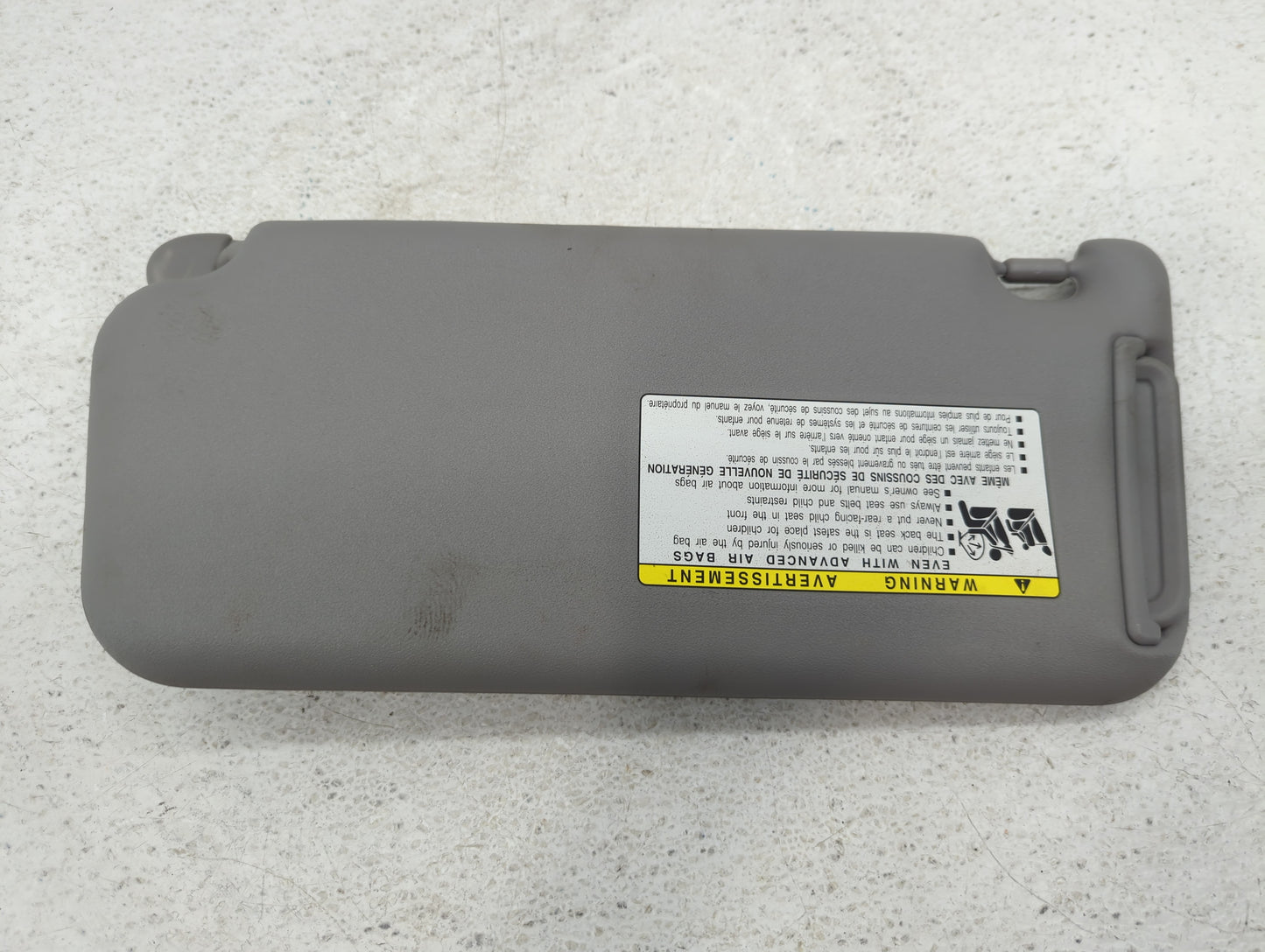 2006-2009 Toyota Rav4 Sun Visor Shade Replacement Passenger Right Mirror Fits Fits 2006 2007 2008 2009 OEM Used Auto Parts -