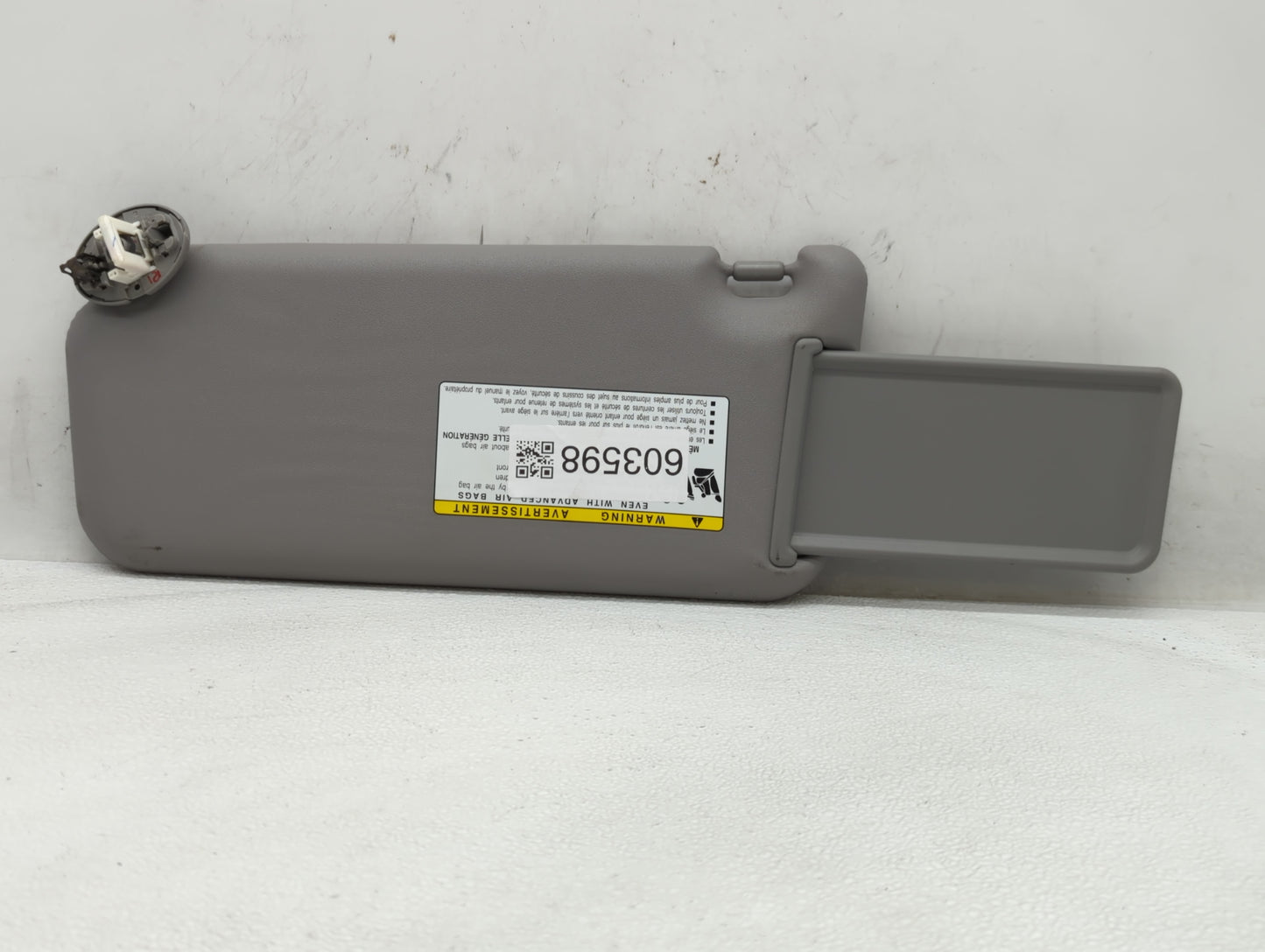 2006-2009 Toyota Rav4 Sun Visor Shade Replacement Passenger Right Mirror Fits Fits 2006 2007 2008 2009 OEM Used Auto Parts -