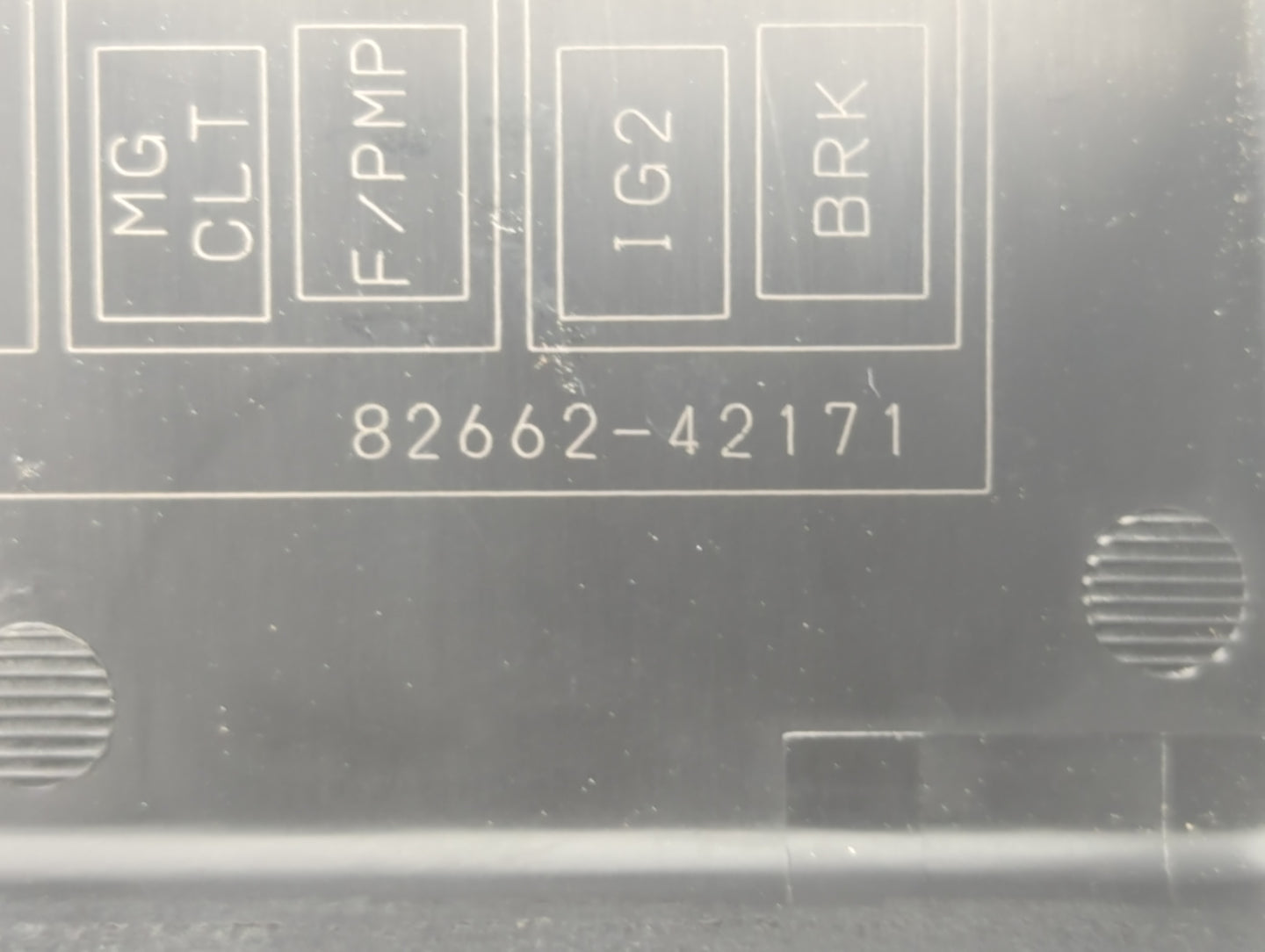 2008 Toyota Rav4 Fusebox Fuse Box Panel Relay Module P/N:82662-42171 Fits OEM Used Auto Parts - Oemusedautoparts1.com