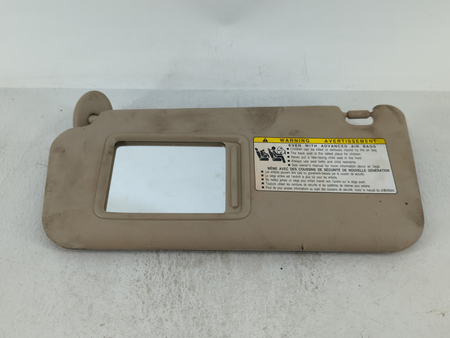 2006-2009 Toyota Rav4 Sun Visor Shade Replacement Driver Left Mirror Fits Fits 2006 2007 2008 2009 OEM Used Auto Parts - Oem