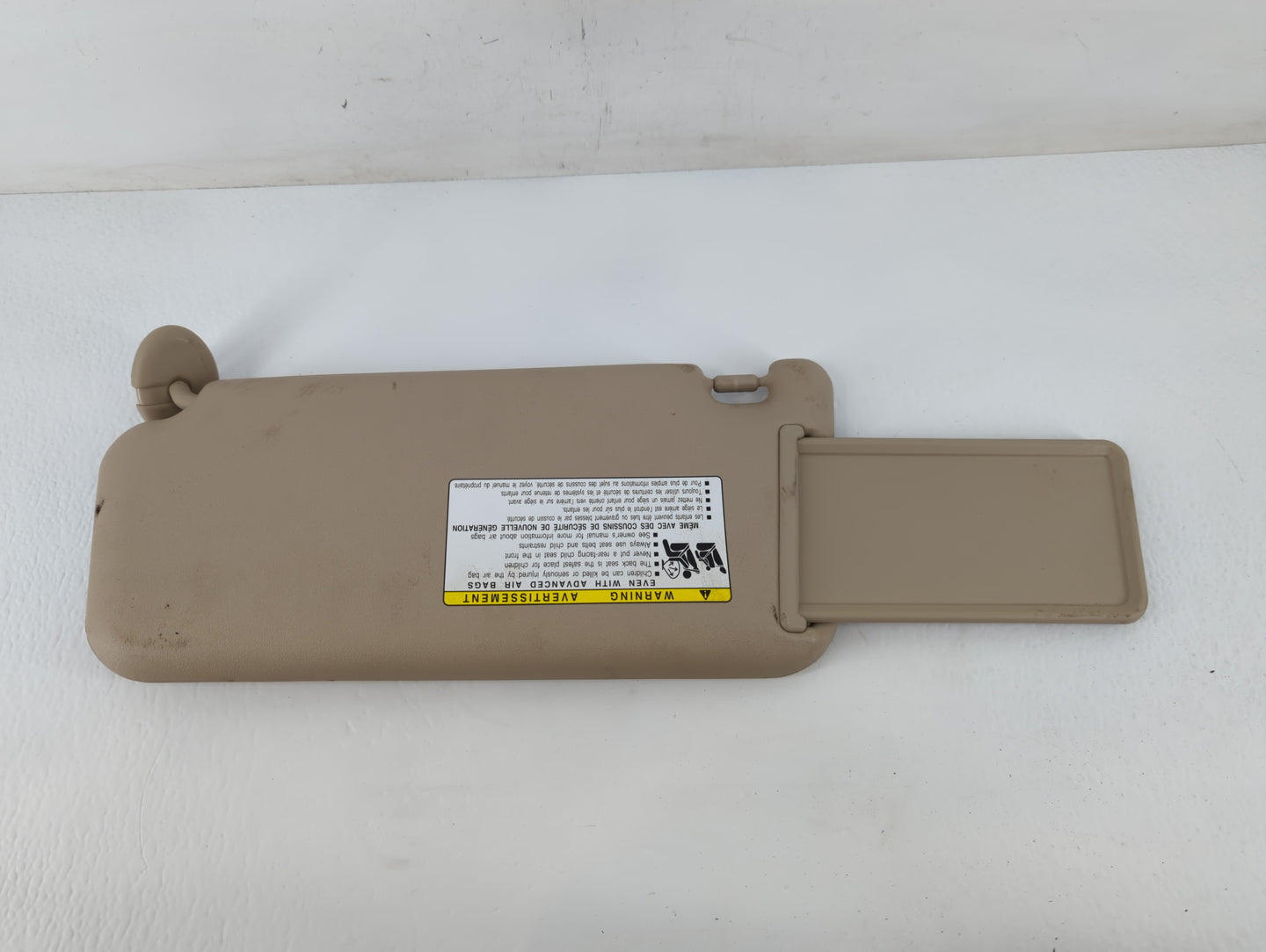 2006-2009 Toyota Rav4 Sun Visor Shade Replacement Passenger Right Mirror Fits Fits 2006 2007 2008 2009 OEM Used Auto Parts -