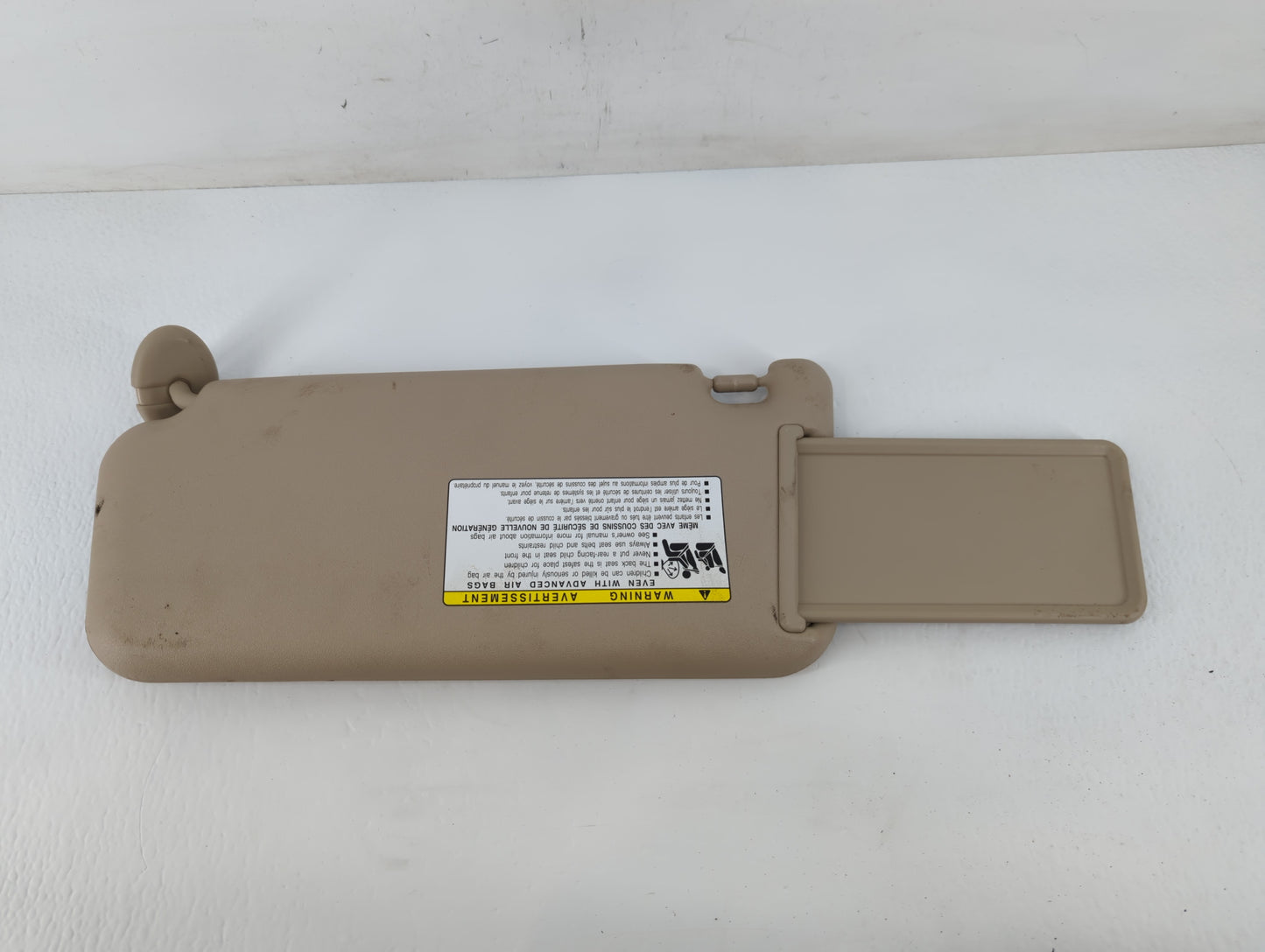 2006-2009 Toyota Rav4 Sun Visor Shade Replacement Passenger Right Mirror Fits Fits 2006 2007 2008 2009 OEM Used Auto Parts -