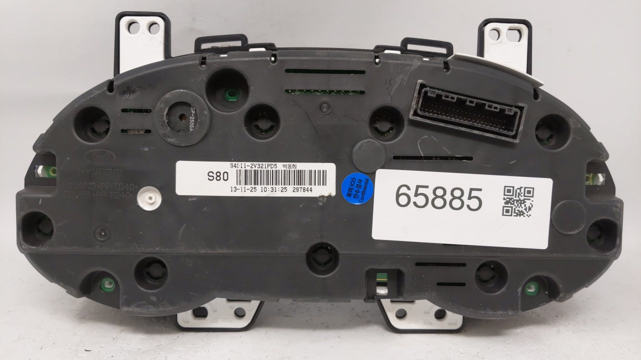 2008 Toyota Sequoia Instrument Cluster Speedometer Gauges P/N:94011-2V321PD5 Fits OEM Used Auto Parts - Oemusedautoparts1.co