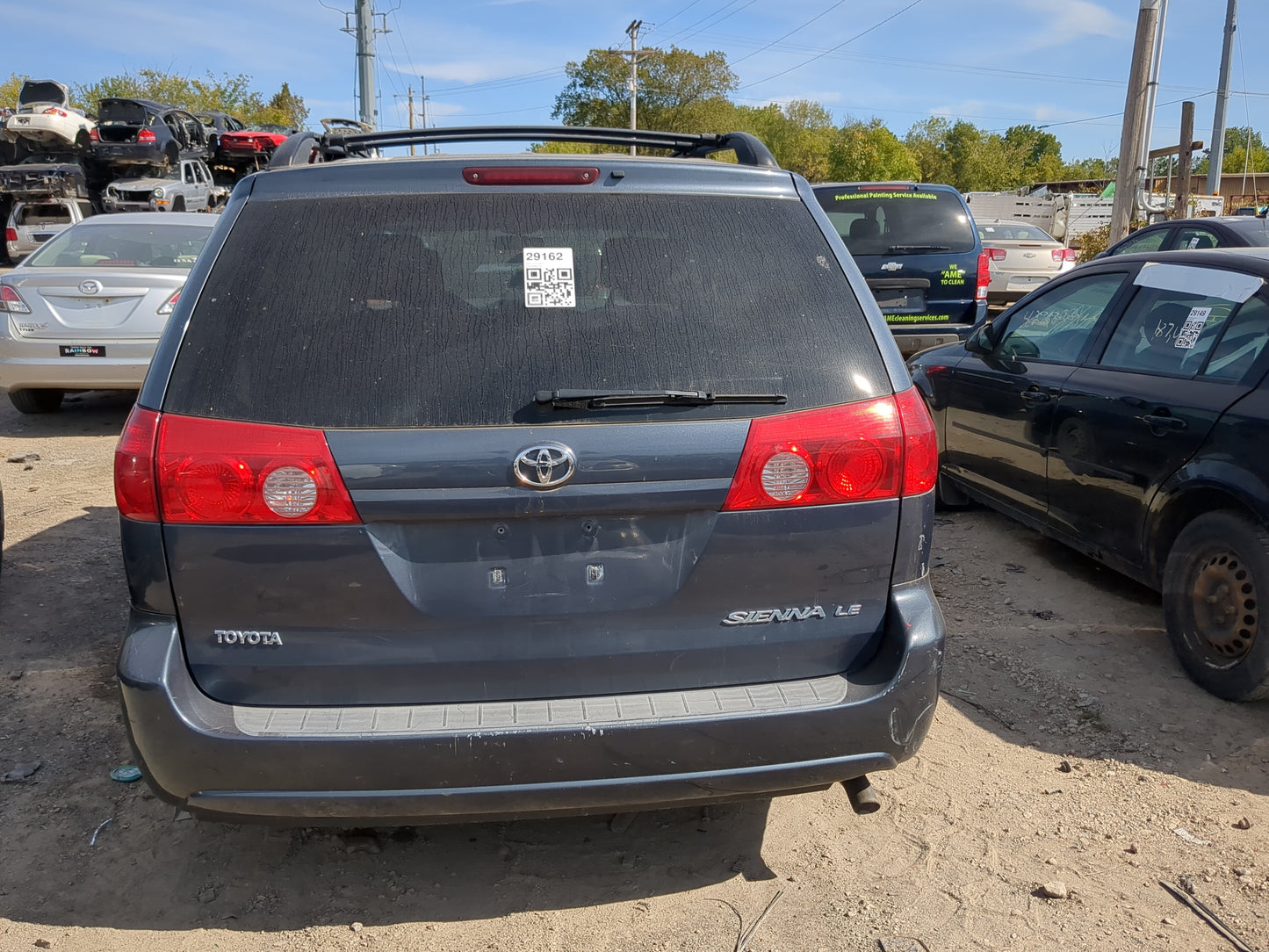 2004-2010 Toyota Sienna Trunk/decklid/hatch/tailgate Oem 1183413 - Oemusedautoparts1.com