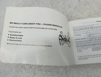 2008 Toyota Sienna Owners Manual Book Guide P/N:01999-45455 OEM Used Auto Parts - Oemusedautoparts1.com