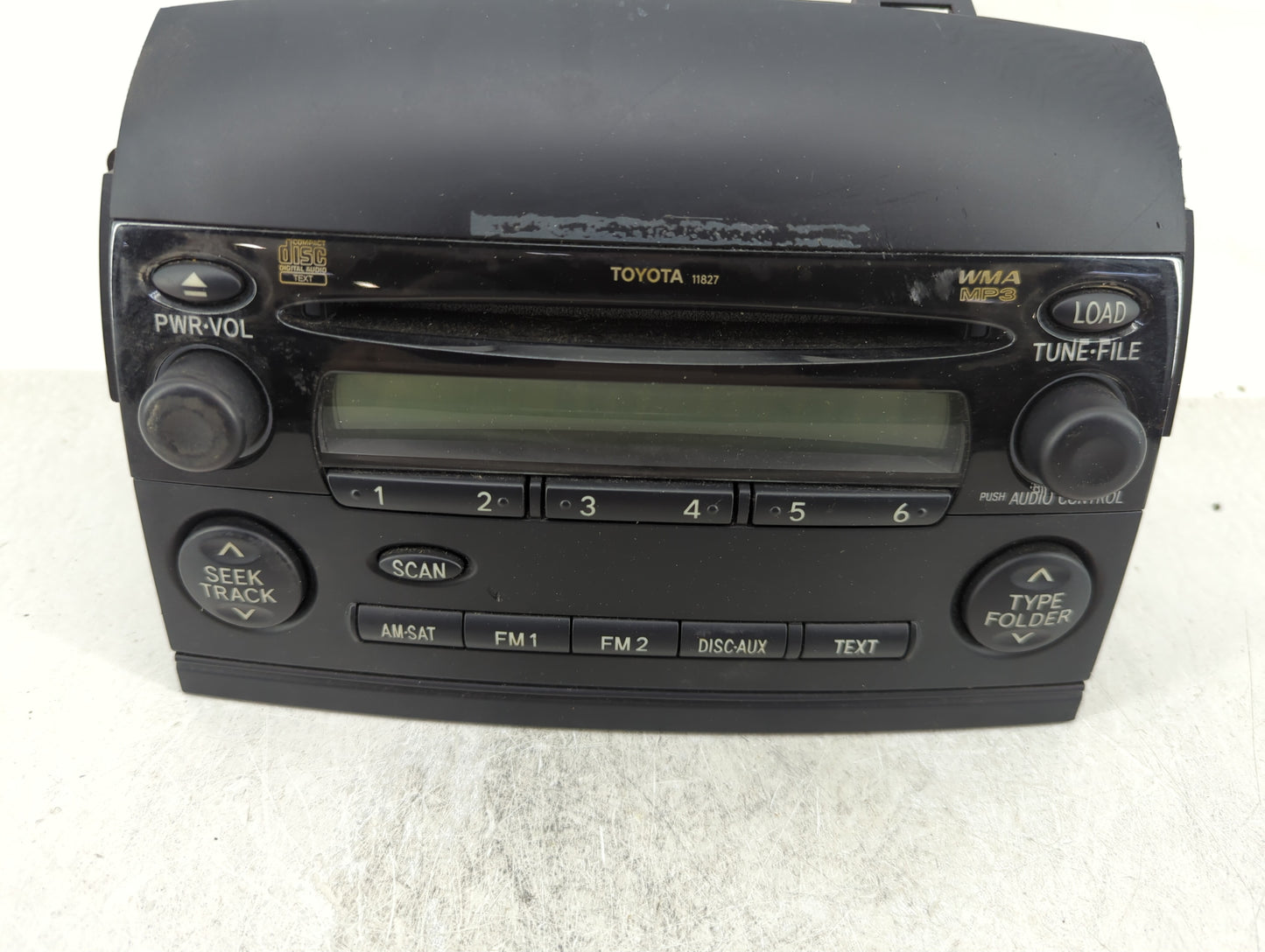 2008-2010 Toyota Sienna Radio AM FM Cd Player Receiver Replacement P/N:86120-08210 Fits Fits 2008 2009 2010 OEM Used Auto Pa