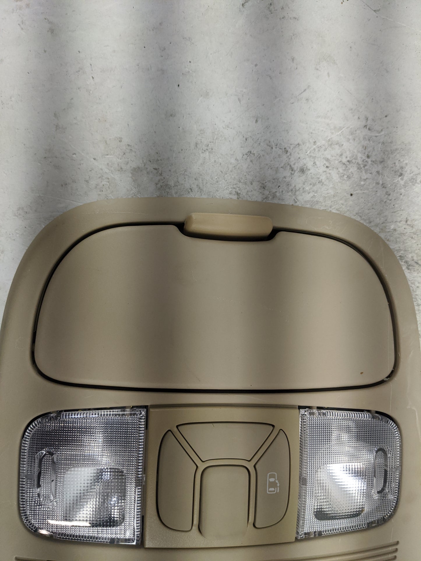 2008 Toyota Sienna Overhead Roof Console Tan - Oemusedautoparts1.com