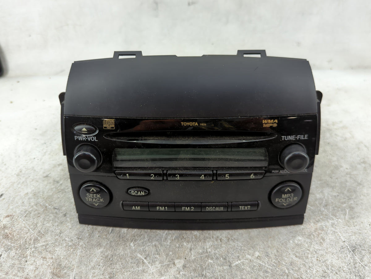 2008-2010 Toyota Sienna Radio AM FM Cd Player Receiver Replacement P/N:86120-08220 123000-0760B101 Fits Fits 2008 2009 2010 